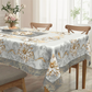📢📢50% OFF !! ⏰Elegant Waterproof Embossed Floral Tablecloth