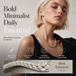 Elegant Silver-Tone Braided Wheat Chain Necklace