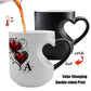 📢📢50% OFF !! ⏰Color Changing Heart Handle Ceramic Mug for Valentine's Day