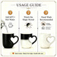 📢📢50% OFF !! ⏰Color Changing Heart Handle Ceramic Mug for Valentine's Day