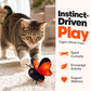 📢📢50% OFF !! ⏰Smart Sensing Flapping Butterfly Toy Interactive Cat