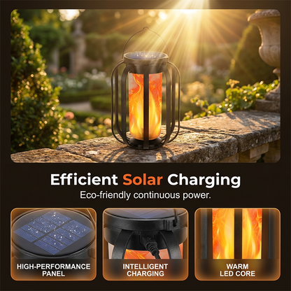 📢📢50% OFF !! ⏰Solar Flickering Flame Lantern