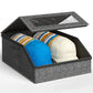 📢📢50% OFF !! ⏰Stackable Hat Storage Box with Clear Window
