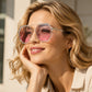 📢📢50% OFF !! ⏰Unisex Oversized Square One-Piece Sunglasses