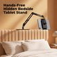Magnetic Bedside Tablet Stand with Hidden Mattress Base