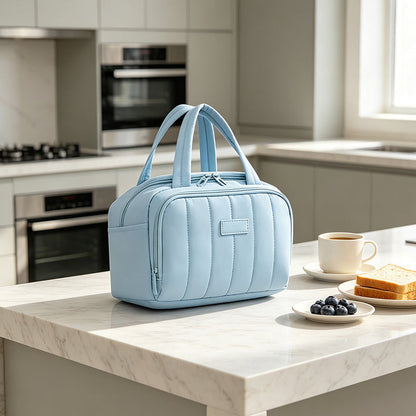 📢📢50% OFF !! ⏰Quilted Insulated Water Resistant Lunch Bag