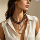 📢📢50% OFF !! ⏰Retro Multi-Layer Beaded Necklace