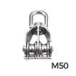 📢📢50% OFF !! ⏰304 Stainless Steel Swivel Pulley Block Heavy Duty Wire Rope Lifting Wheel