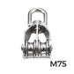 📢📢50% OFF !! ⏰304 Stainless Steel Swivel Pulley Block Heavy Duty Wire Rope Lifting Wheel
