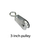 📢📢50% OFF !! ⏰304 Stainless Steel Swivel Pulley Block Heavy Duty Wire Rope Lifting Wheel