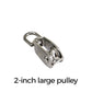 📢📢50% OFF !! ⏰304 Stainless Steel Swivel Pulley Block Heavy Duty Wire Rope Lifting Wheel