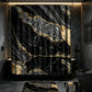 📢📢50% OFF !! ⏰Elegant Marble Pattern Bathroom Shower Curtain