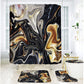 📢📢50% OFF !! ⏰Elegant Marble Pattern Bathroom Shower Curtain