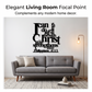 📢📢50% OFF !! ⏰Modern Black Metal Wall Decor