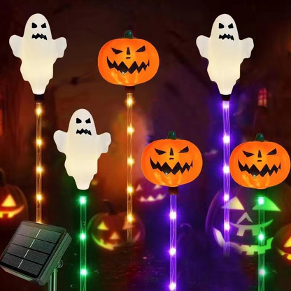 📢📢50% OFF !! ⏰Waterproof Halloween Pumpkin Stake Lights 