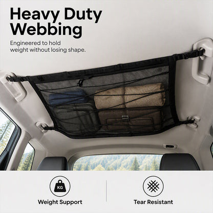 📢📢50% OFF !! ⏰Car Ceiling Storage Bag with Adjustable Buckles