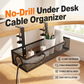 📢📢50% OFF !! ⏰Under Desk Cable Organizer