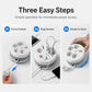 📢📢50% OFF !! ⏰Multi Outlet Round Power Strip with Cable Storage