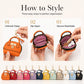 📢📢50% OFF !! ⏰Mini Shell Bag Keychain PU Leather Lipstick Coin Purse