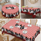 📢📢50% OFF !! ⏰Red Plaid Rooster Tablecloth
