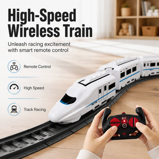 📢📢50% OFF !! ⏰Kids High-Speed Train Toy Set