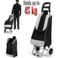 📢📢50% OFF !! ⏰Large Capacity Portable Folding Stair Climbable Cart