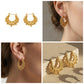 📢📢50% OFF !! ⏰Vintage Stainless Steel Bohemian Hoop Earrings
