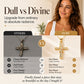 📢📢50% OFF !! ⏰Women's Sparkling Twisted Knot Cross Pendant Necklace
