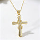📢📢50% OFF !! ⏰Women's Sparkling Twisted Knot Cross Pendant Necklace
