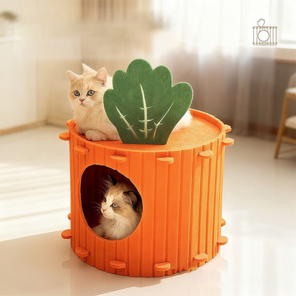 📢📢50% OFF !! ⏰Cozy Carrot Cat Cave