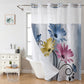 📢📢50% OFF !! ⏰Elegant Printed Double Layer Grommet Shower Curtain