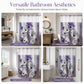 📢📢50% OFF !! ⏰Elegant Printed Double Layer Grommet Shower Curtain