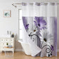 📢📢50% OFF !! ⏰Elegant Printed Double Layer Grommet Shower Curtain