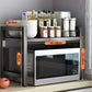 📢📢50% OFF !! ⏰Expandable Microwave Oven Rack with Hooks