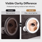 📢📢50% OFF !! ⏰10x Magnifying Makeup Mirror with LED Light and Suction Cup