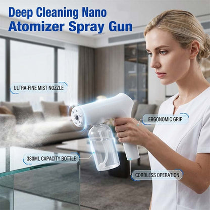 📢📢50% OFF !! ⏰Cordless Nano Atomizer Spray Gun
