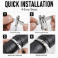 📢📢50% OFF !! ⏰Heavy Duty Stainless Steel Cable Tie with Flip Lock Buckle