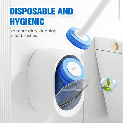 📢📢50% OFF !! ⏰No-Touch Disposable Toilet Scrubber Set