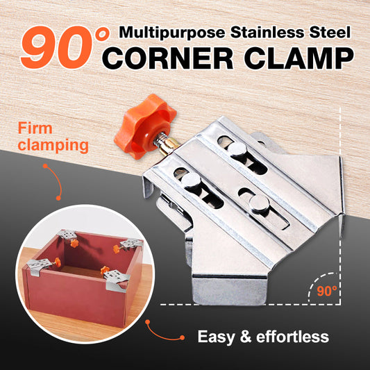 📢📢50% OFF !! ⏰Multipurpose Stainless Steel 90 Degree Corner Clamp