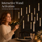 📢📢50% OFF !! ⏰Magical Wand Remote Floating LED Taper Candles Set