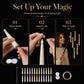 📢📢50% OFF !! ⏰Magical Wand Remote Floating LED Taper Candles Set