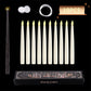 📢📢50% OFF !! ⏰Magical Wand Remote Floating LED Taper Candles Set