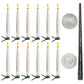 📢📢50% OFF !! ⏰Magical Wand Remote Floating LED Taper Candles Set