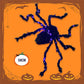 📢📢50% OFF !!⏰Halloween Black Spider Decoration with Light