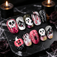 📢📢50% OFF !! ⏰30Pcs Halloween Press-On Nail Set