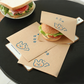 📢📢50% OFF !! ⏰Grease-Resistant Paper Bags for Sandwich Wrapping