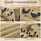📢📢50% OFF !! ⏰Rustic Vintage Rooster Tablecloth