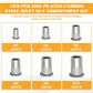 📢📢50% OFF !! ⏰Knurled Rivet Nut Assortment Kit