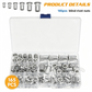 📢📢50% OFF !! ⏰Knurled Rivet Nut Assortment Kit