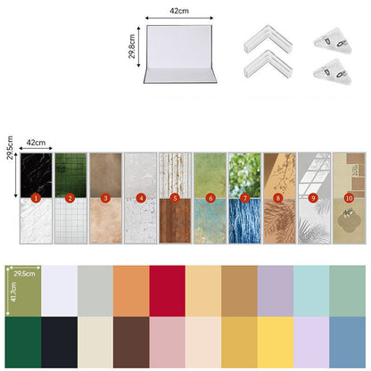 📢📢40% OFF !! ⏰Tabletop Photography Background Set